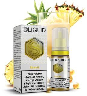 E-liquid SLIQUID - Pina Colada a ananas (Hawaii) 10ml – 10mg