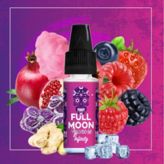 Příchuť Full Moon - Hypnose Infinity (Cukrová vata s příchutí borůvek, granátového jablka, malin, jahod a špetkou zázvoru) 10ml