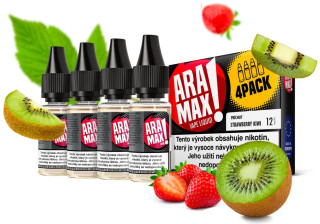 E-liquid ARAMAX Strawberry Kiwi (Jahoda a kiwi) 4Pack 4x10ml Akce – 18mg