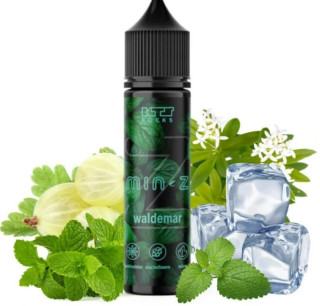Příchuť KTS Min Z Shake and Vape - Waldemar (Angrešt, mařinka a máta) 10ml