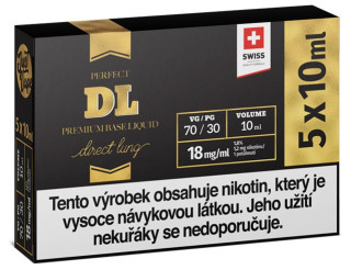 Booster báze JustVape DL (PG30/VG70) 5x10ml 18mg