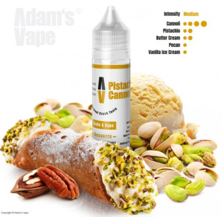 Příchuť Adams vape - Pistachio Cannoli (Smažené těsto, pistácie a zmrzlina) 10ml
