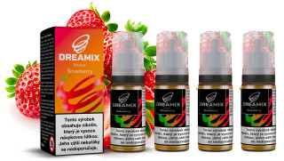 E-liquid Dreamix - Jahoda (Strawberry) 4x10ml – 3mg