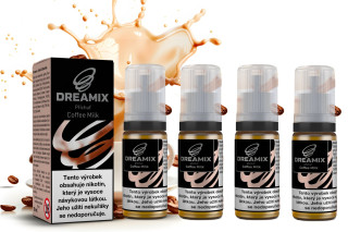 E-liquid Dreamix - Káva s mlékem (Coffee Milk) 4x10ml – 12mg