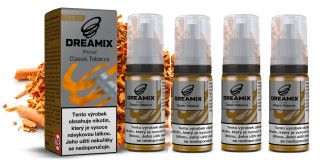 E-liquid Dreamix - Klasický tabák (Classic Tobacco) 4x10ml – 3mg