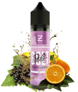 Příchuť Zeus Juice BOLT S&V - Bubbly Blackcurrant (Pomeranč, Citrón a Černý rybíz) 10ml