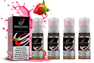E-liquid Dreamix - Strawberry MS 4x10ml – 3mg
