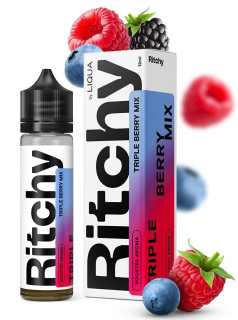 Příchuť Liqua Ritchy S&V - Triple Berry Mix (Borůvka, malina a jahoda) 10ml