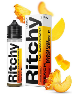 Příchuť Liqua Ritchy S&V - Peach Mango Pineapple (Broskev, Mango a Ananas) 10ml