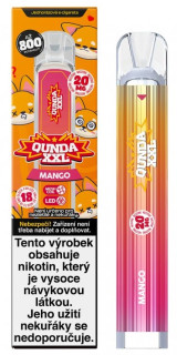 Jednorázová e-cigareta Qunda XXL - Mango (Svěží sladké mango) 20mg