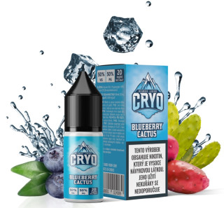 E-liquid Infamous Cryo Saltz - Blueberry Cactus (Borůvka a kaktus) 10ml 20mg