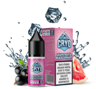 E-liquid Infamous Cryo Saltz - Grapefruit and Blackcurrant (Grapefruit a černý rybíz) 10ml 20mg