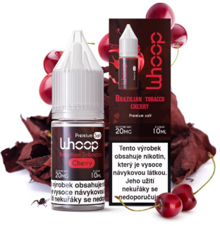 E-liquid WHOOP Salt - Brazilian Tabacco Cherry (Brazilský tabák s třešní) 10ml 20mg