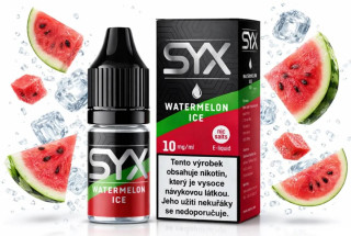 E-liquid SYX NS - Watermelon Ice (Ledový vodní meloun) 10ml – 10mg