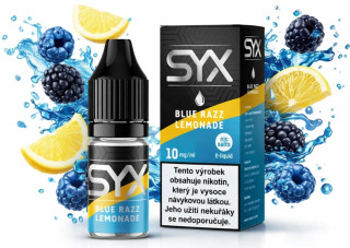 E-liquid SYX NS - Blue Razz Lemon (Modrá malina a citron) 10ml – 10mg