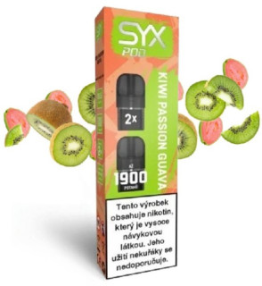 SYX POD cartridge 2Pack - Kiwi Passion Guava (Kiwi, marakuja a guava) 16,5mg