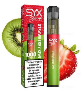 Jednorázová e-cigareta SYX BAR 1000 - Strawberry Kiwi (Jahoda a Kiwi) 16,5mg