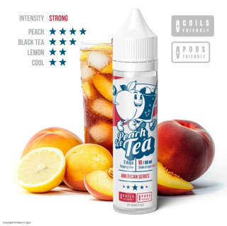 Příchuť Adams vape - Peach Ice Tea (Ledový broskvový čaj) 10ml