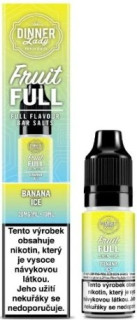 E-liquid Dinner Lady Bar Salts Fruit FULL - Banana Ice (Ledový banán) 10ml 20mg
