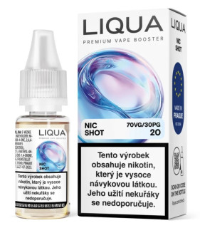 Liqua Nic Shot Booster (PG30/VG70) 10ml 20mg