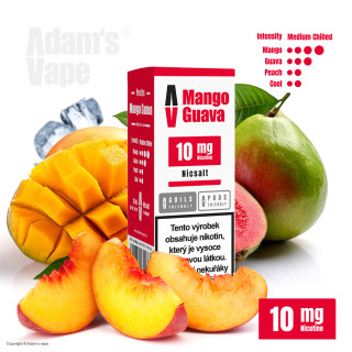 E-liquid Adams Vape Salt - Mango Guava (Mango a Guava) 10ml – 10mg