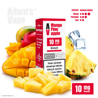 E-liquid Adams Vape Salt - Mango Pineapple (Mango a ananas) 10ml – 10mg