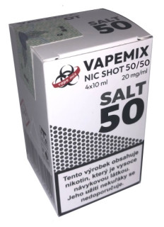 Booster VapeMix SALT SHOT 4x10ml (PG50/VG50) 20mg