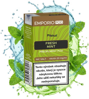 EMPORIO POD cartridge - Fresh Mint (Svěží máta) 20mg 1Pack