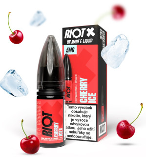 E-liquid RIOT X Salt - Cherry Ice (Ledová třešeň) 10ml – 10mg