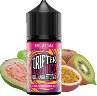 Příchuť Drifter Bar Juice Shake & Vape - Kiwi Passionfruit Guava Ice (Chladivý mix kiwi, marakuji a guavy) 6ml