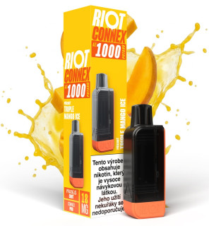 RIOT Connex 1000 přednaplněná kapsle - Triple Mango Ice (Sladké ledové mango) – 18mg