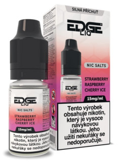 E-liquid EDGE Salt - Strawberry Raspberry Cherry Ice (Ledová Jahoda, Malina a Třešeň) 10ml 15mg