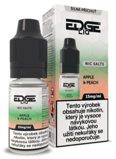 E-liquid EDGE Salt - Apple Peach (Mix Jablka a Broskve) 10ml 15mg