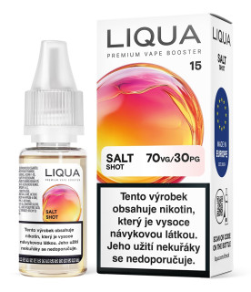Liqua Nic Salt Shot Booster (PG30/VG70) 10ml 15mg