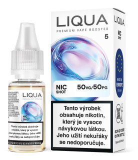 Liqua Nic Shot Booster (PG50/VG50) 10ml 5mg