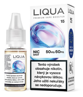 Liqua Nic Shot Booster (PG50/VG50) 10ml 15mg