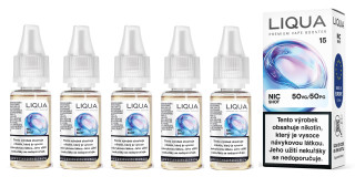 Liqua Nic Shot Booster (PG50/VG50) 5x10ml 15mg