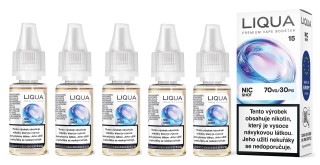 Liqua Nic Shot Booster (PG30/VG70) 5x10ml 15mg