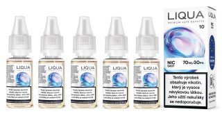 Liqua Nic Shot Booster (PG30/VG70) 5x10ml 10mg