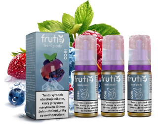 E-liquid Frutie Cool 50/50 - Wild Berries (Chladivé Lesní Plody) 3x10ml – 18mg