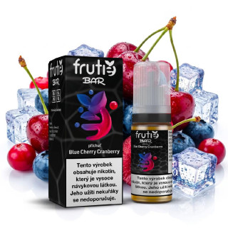 E-Liquid Frutie Bar Salt - Blue Cherry Cranberry (Modrá třešeň a brusinka) 10ml – 20mg