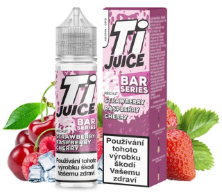 Příchuť Ti Juice Bar Series Shake and Vape - Strawberry Raspberry Cherry (Mix Jahody, Maliny a Třešně) 10ml