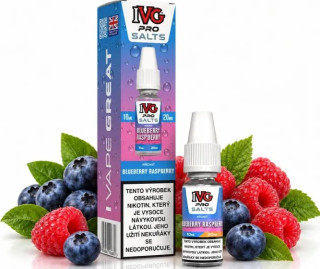 E-liquid IVG Pro Salts - Blueberry Raspberry (Borůvka a Malina) 10ml Novinka – 20mg