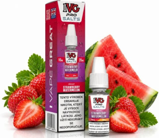 E-liquid IVG Pro Salts - Strawberry Watermelon (Mix Jahody a melounu) 10ml Novinka – 20mg