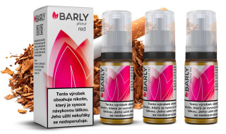 E-liquid Barly RED (Silný tabák) 3x10ml – 0mg
