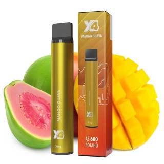 X4 Bar - 0mg - ZERO - Mango Guava