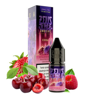Zeus Juice Zodiac - Salt - Cora - 20mg (Jahoda, Malina, Třešeň)