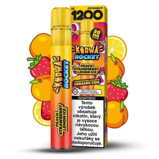 Kura Rocket - Peach Strawberry Lemon ICE - 20mg