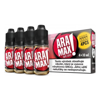 Aramax - Max Strawberry - 4x10ml - 3mg (Jahoda)