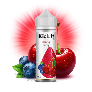 Kickit Cherry Berry 10ml (Borůvka, Třešeň , Višeň)